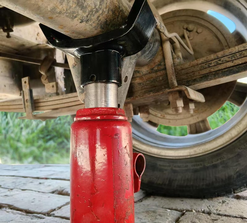 Firofend Bottle Jack Adapter Can Sit On Any Bottle Jack with 1.56" Lifting Platform Or Smaller Sizes. Axle Saddle for 2“, 3”, 4” Round Shaft Tubes and Square Shaft Tubes. (U-Shaped) - Image 3